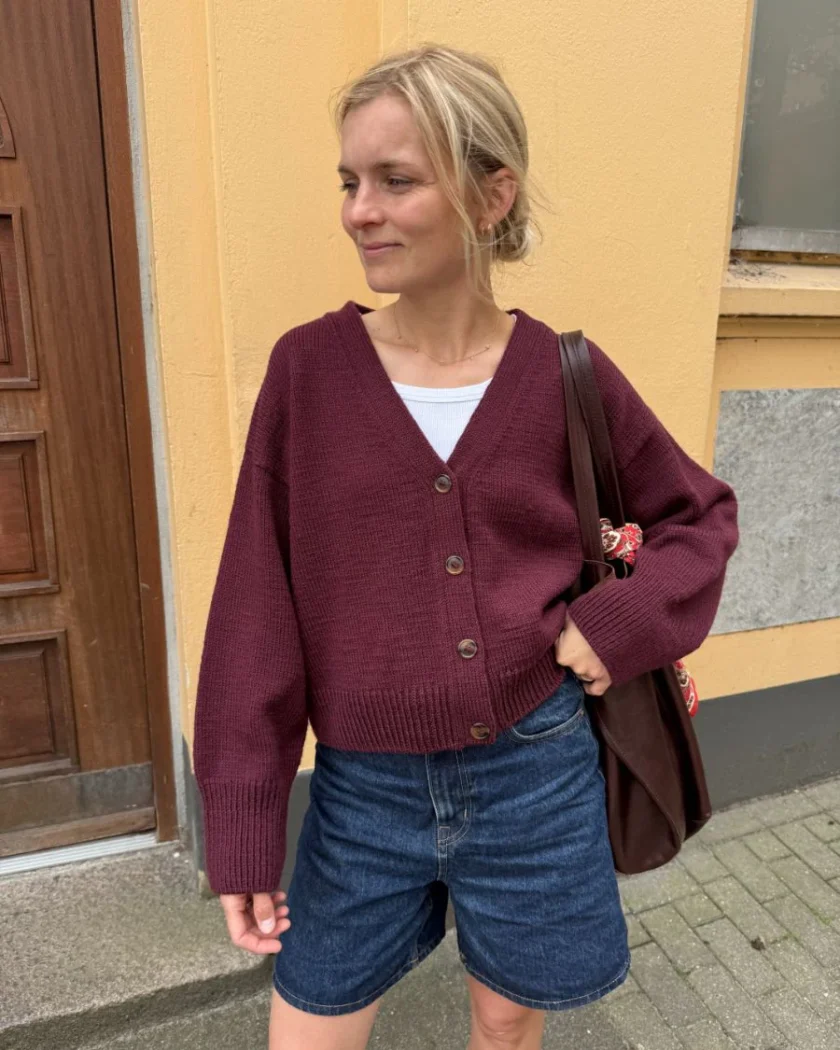 PetiteKnit I Scarlet Cardigan