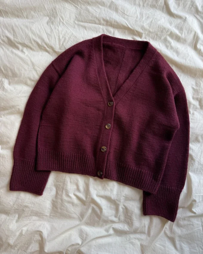 PetiteKnit I Scarlet Cardigan