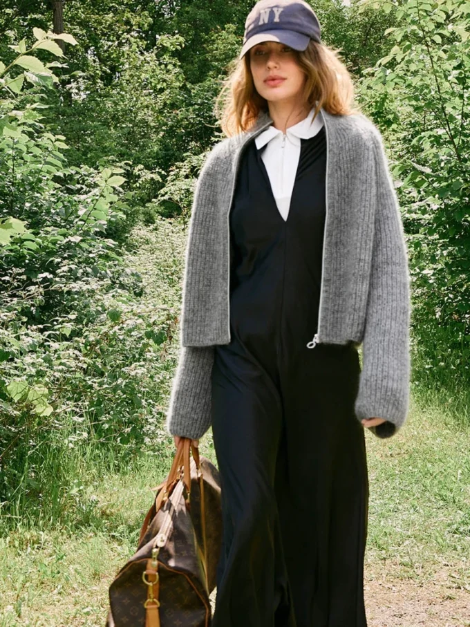 Sandnes Garn I Tia Zipper Sweater 2507- 10