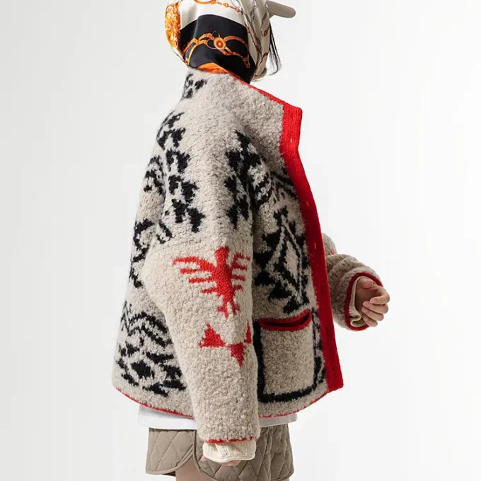 Grey Level Knitter I Winter Chunky Jacket