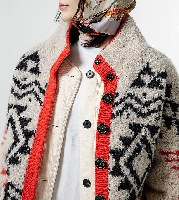 Grey Level Knitter I Winter Chunky Jacket