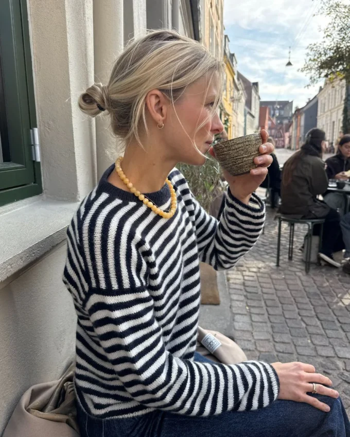 PetiteKnit I Olga Blouse Cashmere Sandnes