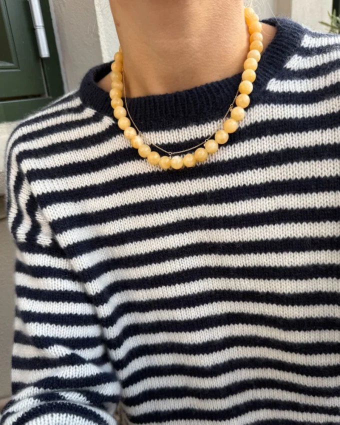 PetiteKnit I Olga Blouse Cashmere Sandnes