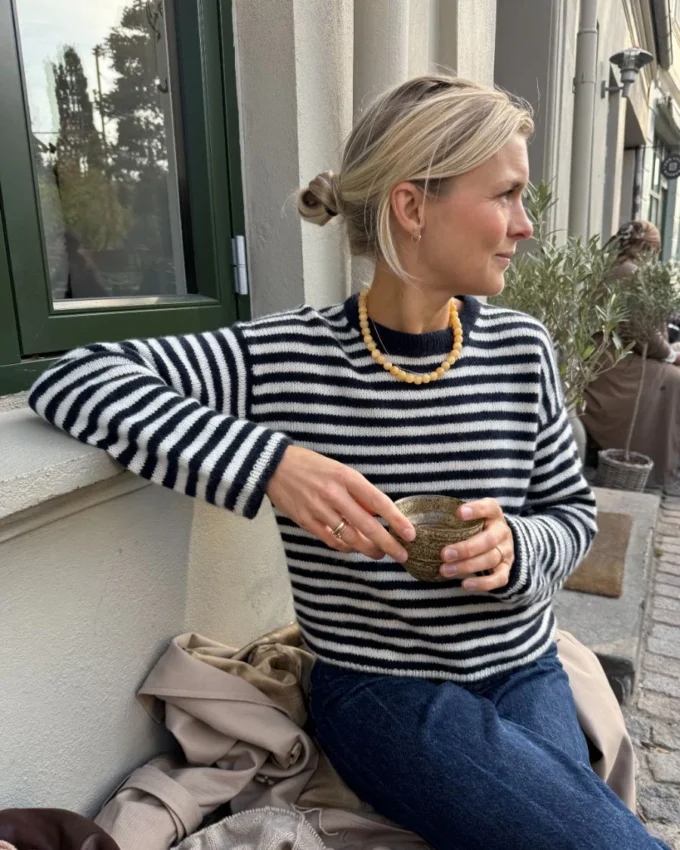 PetiteKnit I Olga Blouse Cashmere Sandnes