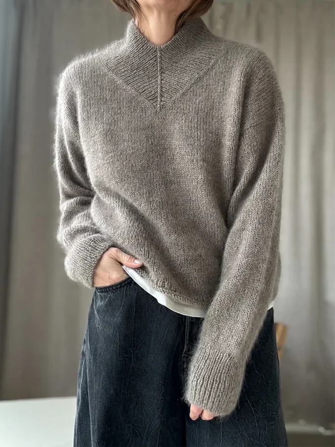 Otherloops I High V Loop Sweater