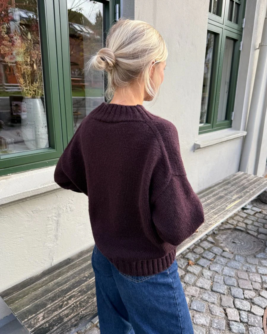 PetiteKnit I Hanna Sweater V-neck – Bild 4