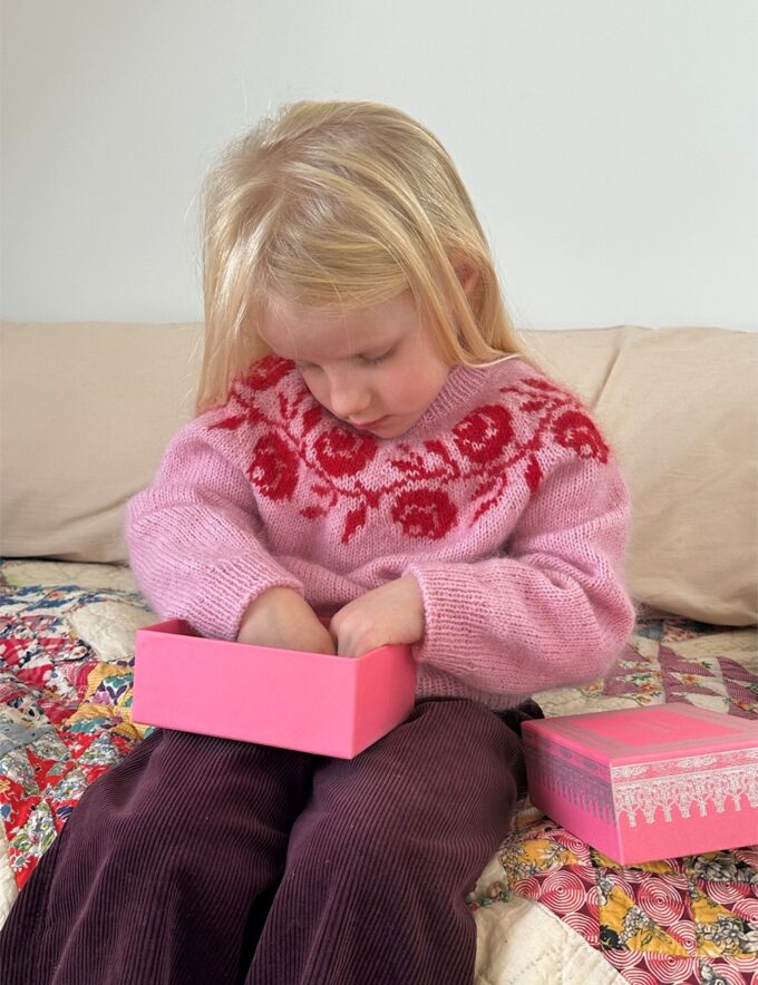 Le Knit I Rosie Yoke Sweater Junior