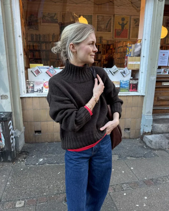 PetiteKnit I Hanna Sweater O-neck