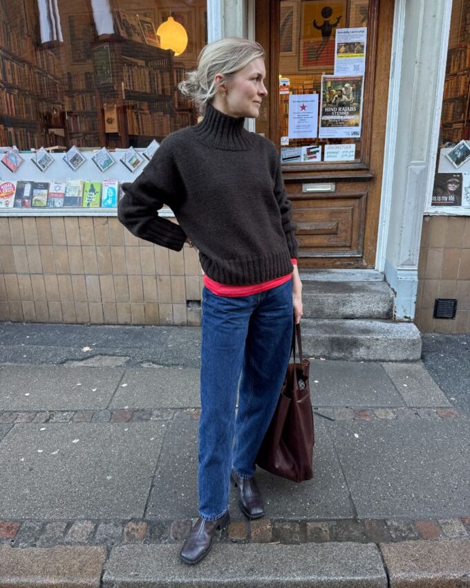 PetiteKnit I Hanna Sweater O-neck