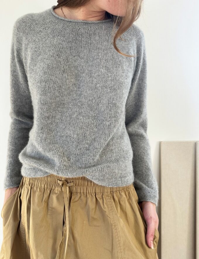 Le Knit I Plain Yoke Cashmere