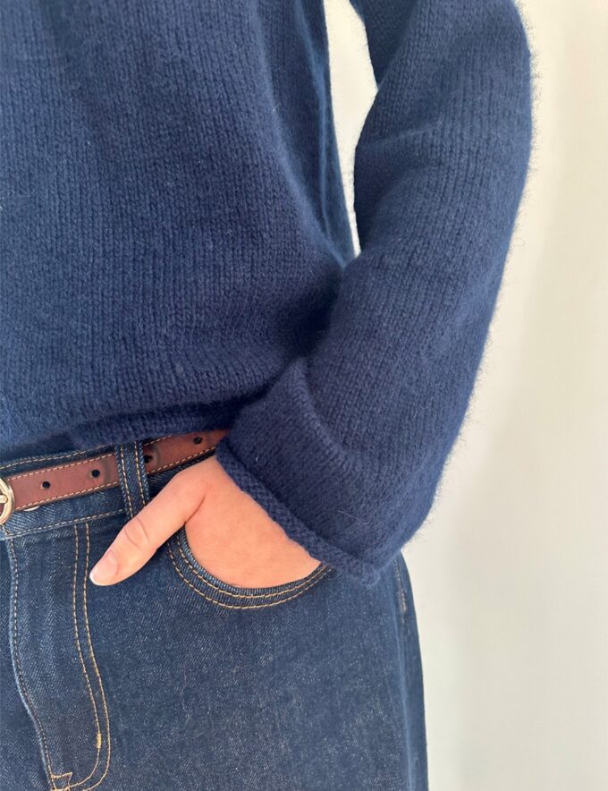 Le Knit I Plain Yoke Cashmere