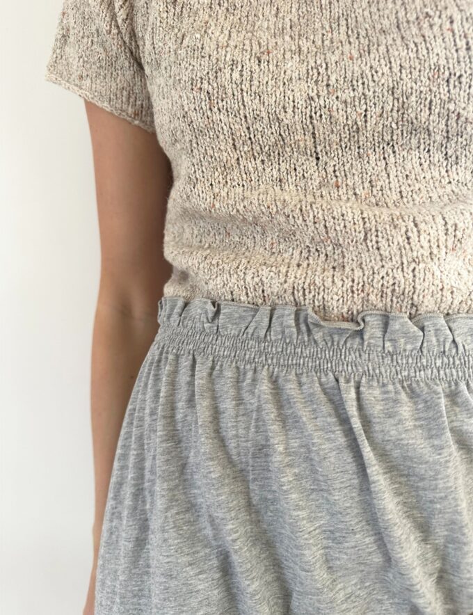 Le Knit I Plain Yoke Tee 19