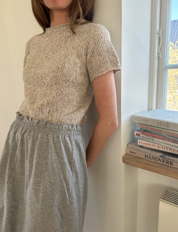 Le Knit I Plain Yoke Tee 19