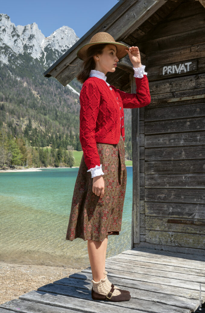 Lana Grossa I Trachtenjacke im Rautenzopfmuster - Trachten Nr. 9/23