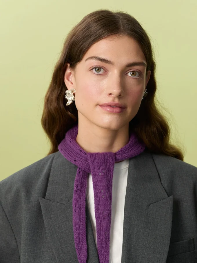 Sandnes Garn I Miu Pointelle Scarf 2607-1