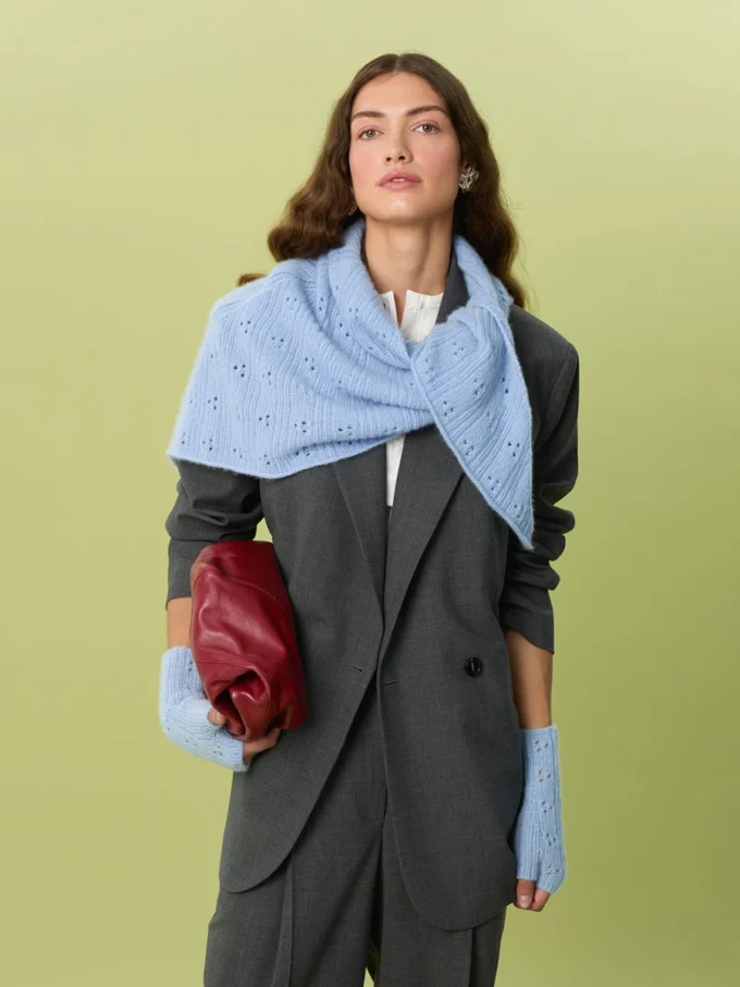 Sandnes Garn I Miu Pointelle Shawl 2607-3