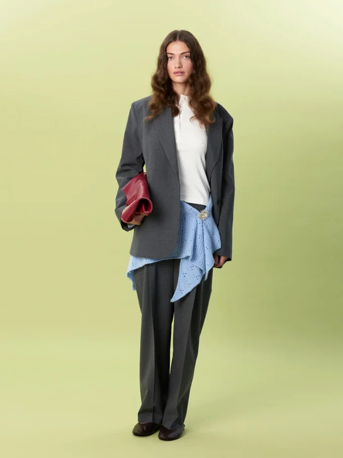 Sandnes Garn I Miu Pointelle Shawl 2607-3