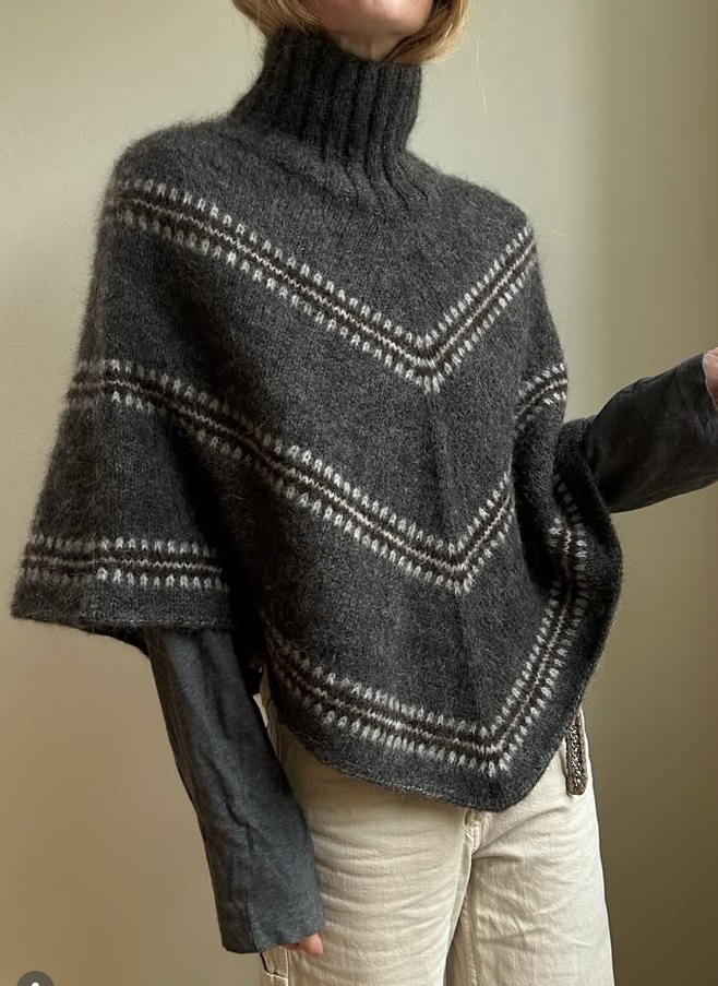 My Favorite Things Knitwear I Norma Poncho